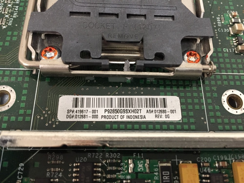 Cisco HP 419617-001 DL585 G2 Processor Memory Board 012680-001 w/ 2 CPU 8GB RAM#