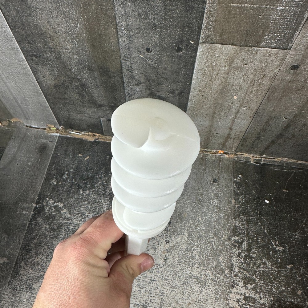 P400 Popeil Auger Stem Pasta Maker White Replacement Part