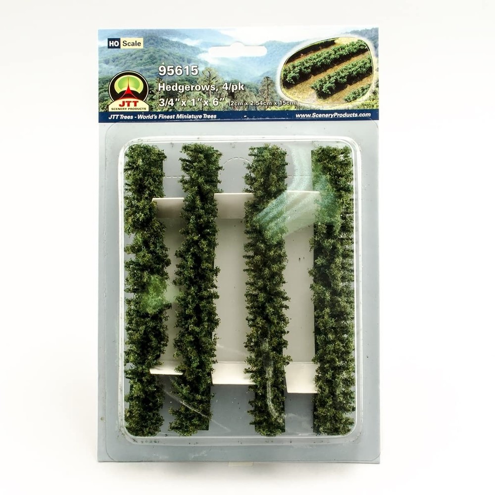 Hedgerows 3/4''x 1''x 6'' HO-scale 4/pk