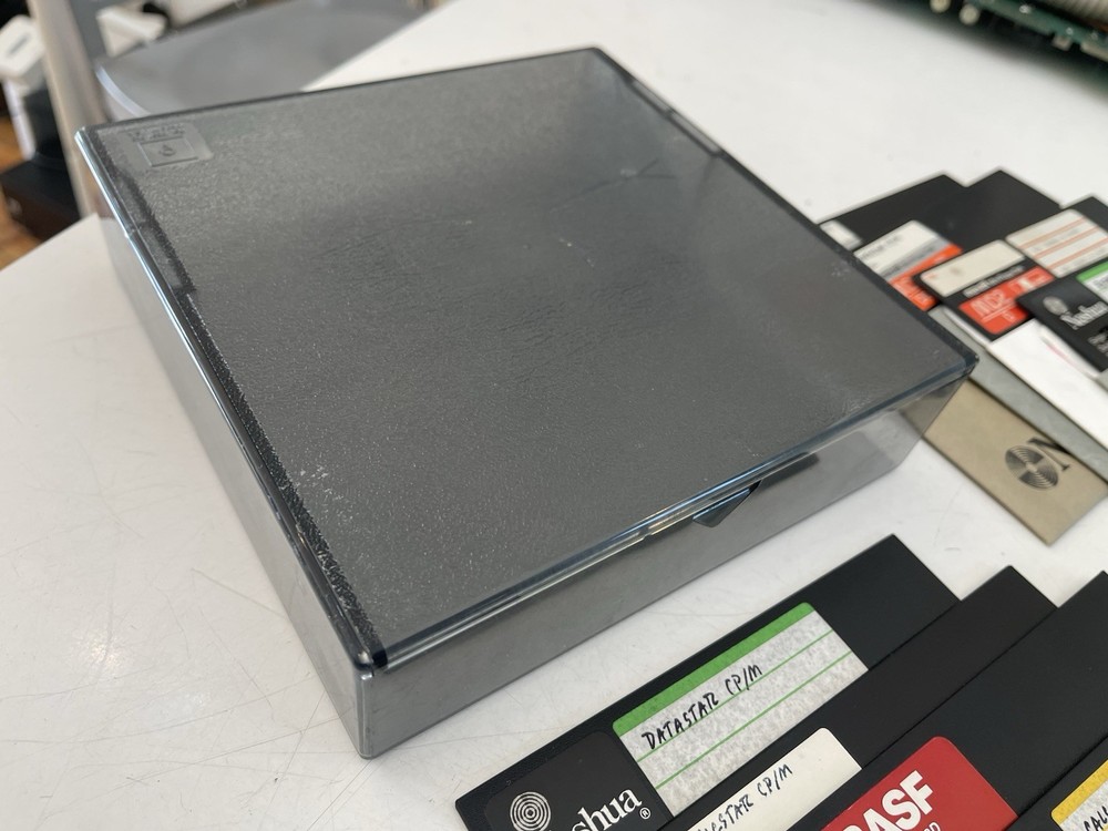 Sony MBC-1000 Computer Floppy Boot Disks + Software + Disk Carrying Case