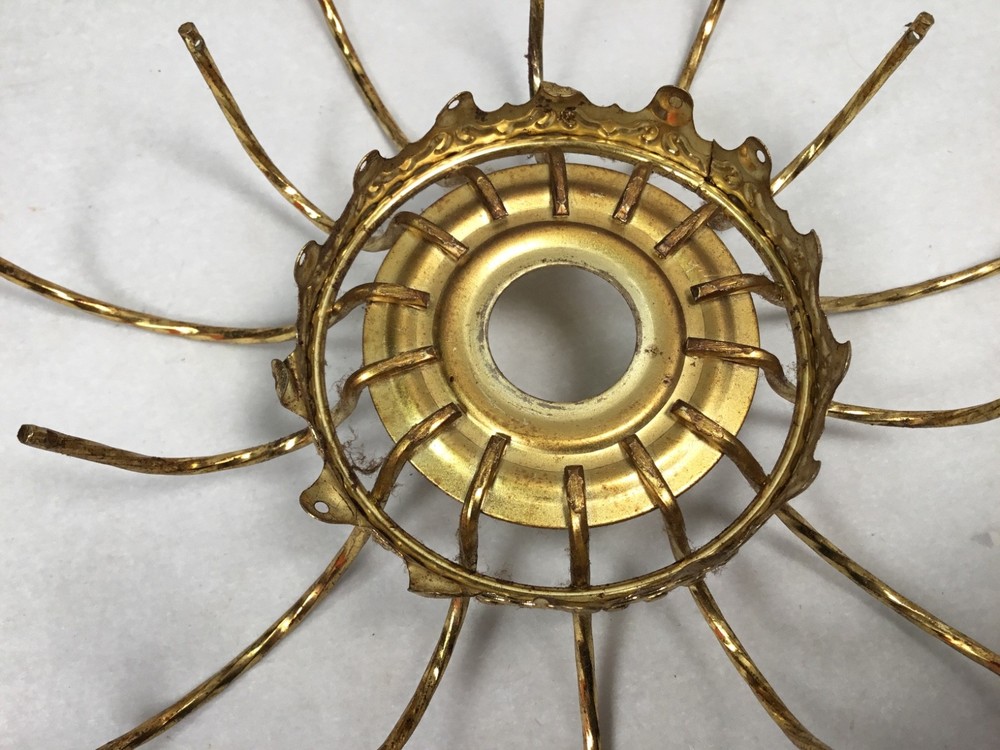 Brass spider Chandolier crystal holder
