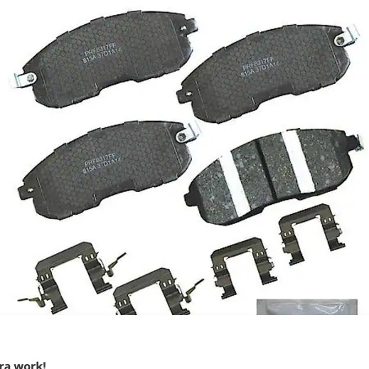 BRAKE PADS-PROF PLAT PXD815AH