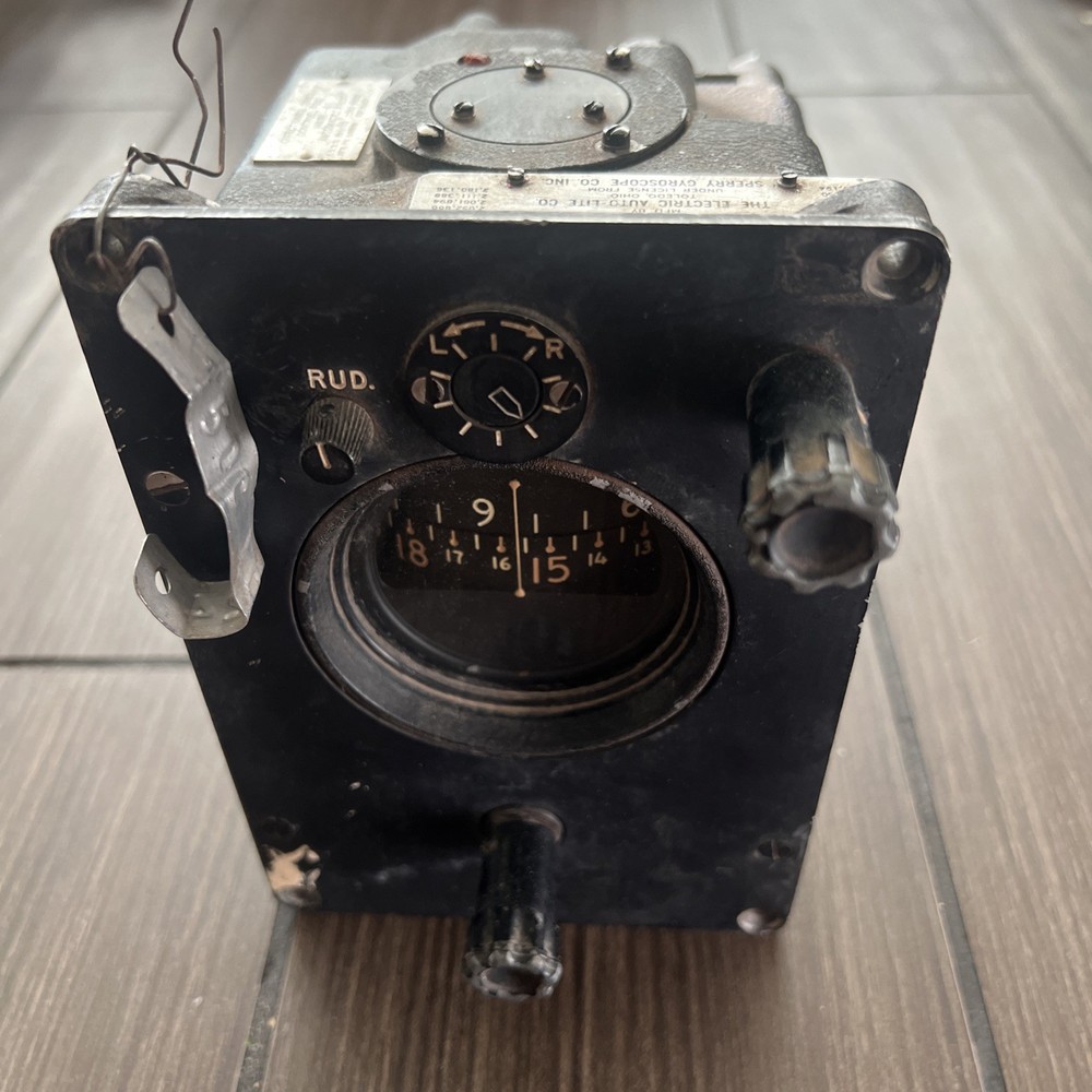 Vintage Sperry Mark 4 Automatic Pilot Directional Gyro