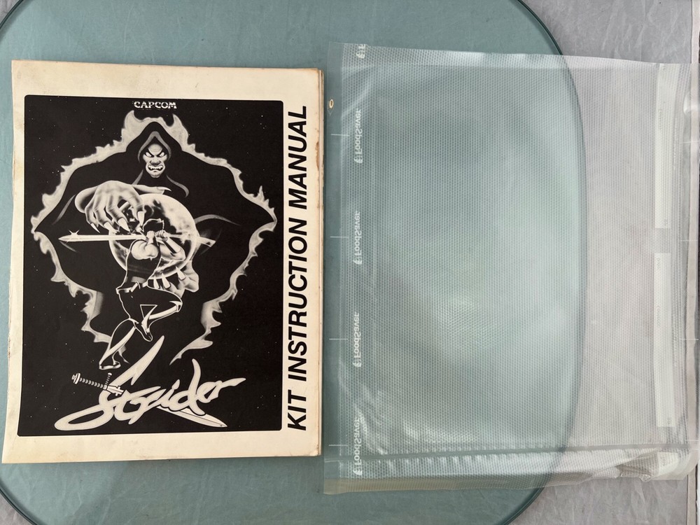 Strider Arcade Kit Instruction Manual New Game Package