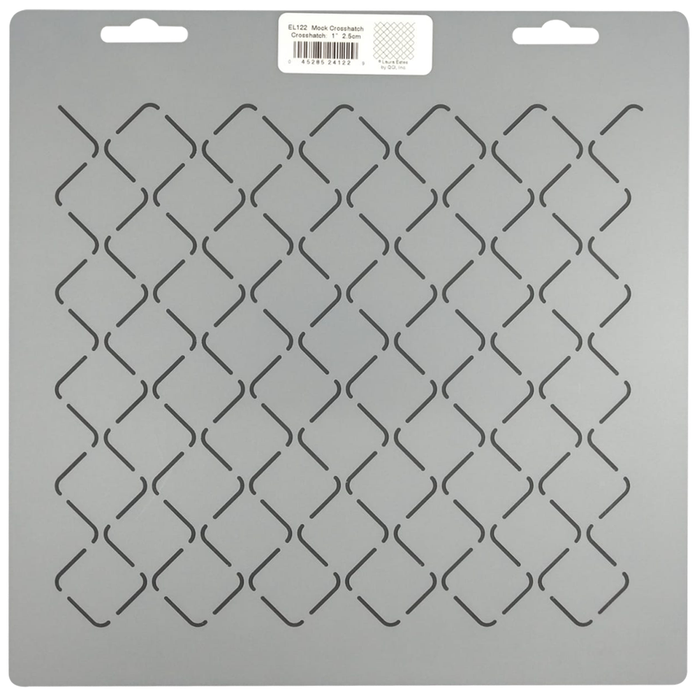 Quilting Stencil Diamond Crosshatch Quilt Patterns 1" Grid Background Template