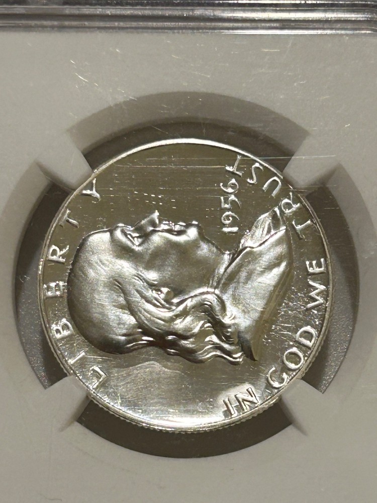 1956 Proof Franklin Silver Half Dollar Type 2 NGC PF68