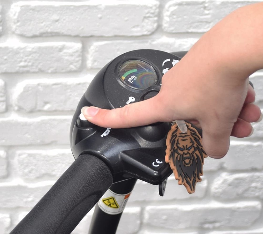 White Horn Button for Go-Go & Pride Mobility Scooters - Replacement Scooter 2...