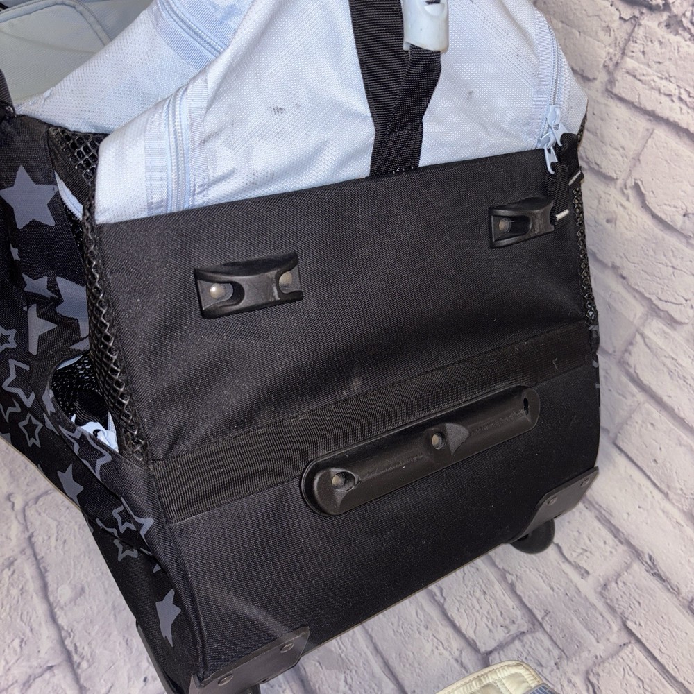 Fox Racing Motorcross Rolling Extended Handle Shuttle Roller Gear Travel Bag!EUC