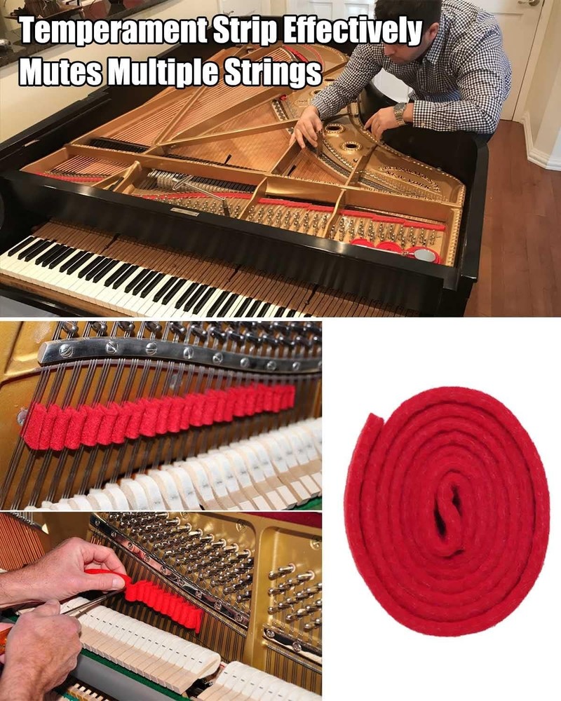 Professional Piano Tuning Tuner Kit Hammer Mute Tool Case