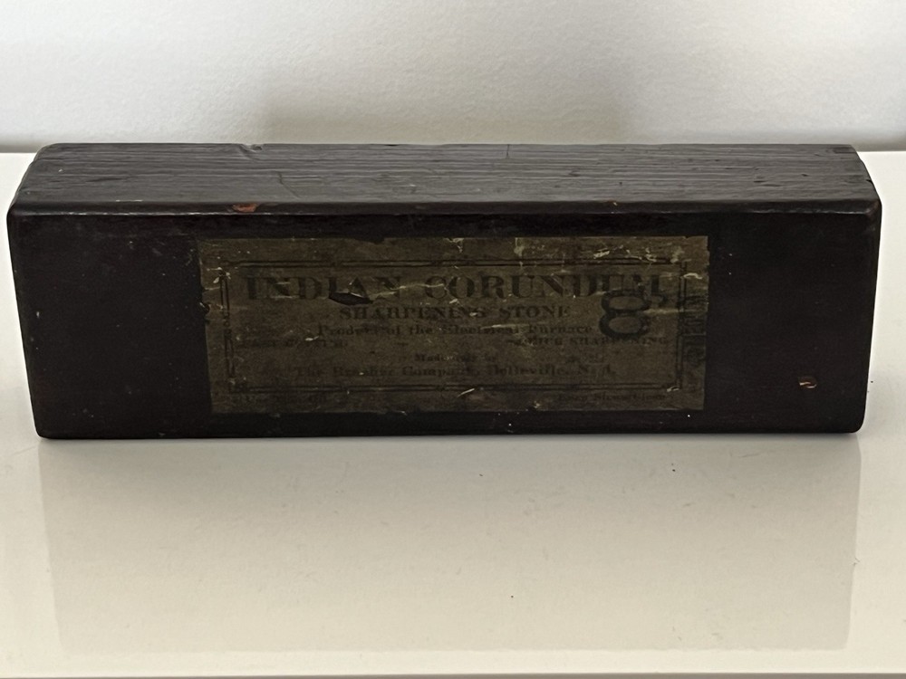 Vintage Indian Corundum Sharpening Stone