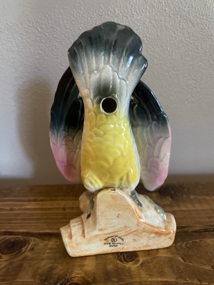 Antique Ceramic Parrot