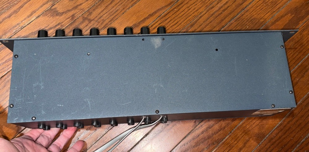 Biamp Advantage Equalizer 8 Channel 3 Band & Microphone Mixer 301e Untested