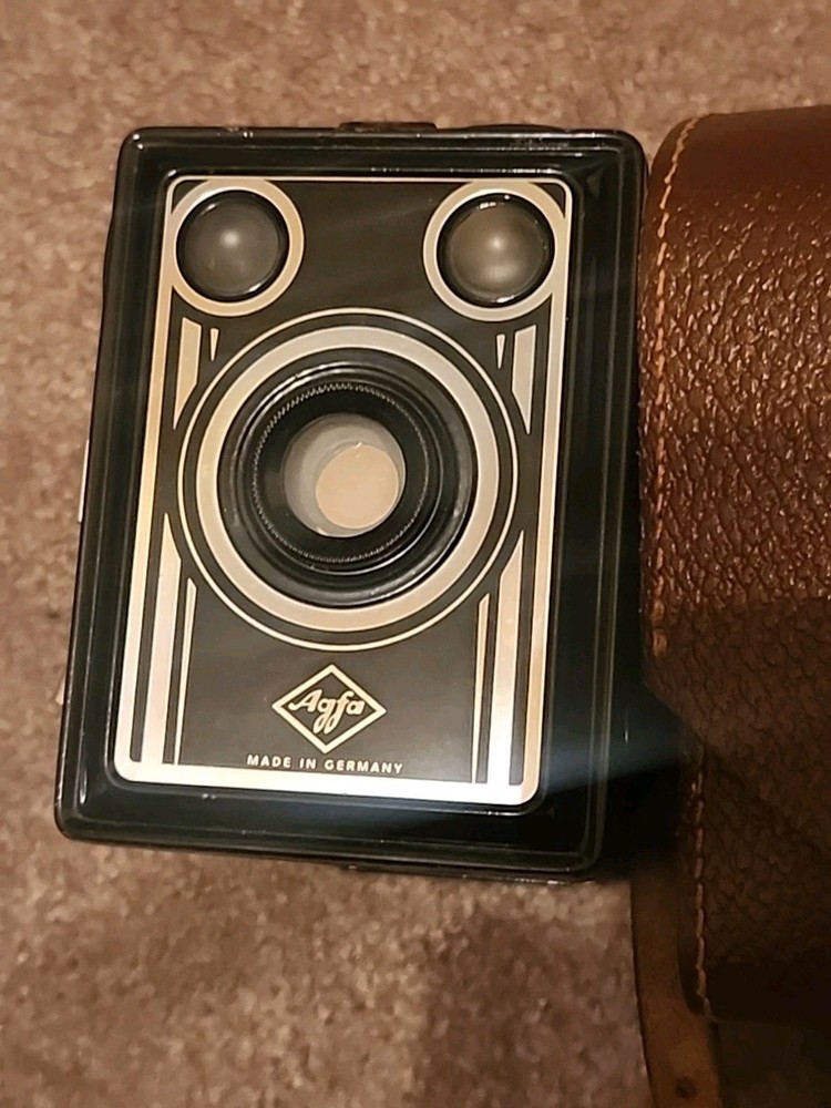 vintage agfa box camera With Case Made In Germany
