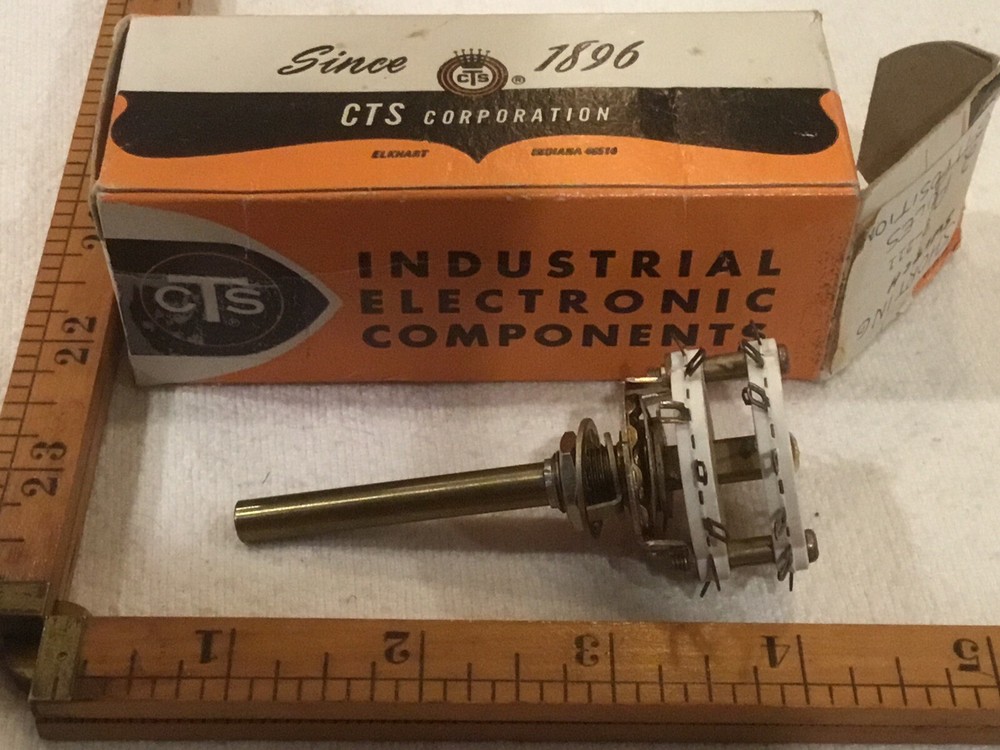 CTS electronic components T211 2 pole 2-11 position shorting rotary switch