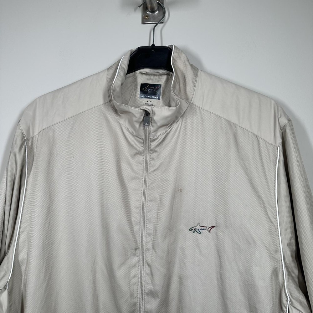 Men’s Greg Norman Golf Lightweight Windbreaker Jacket Size M