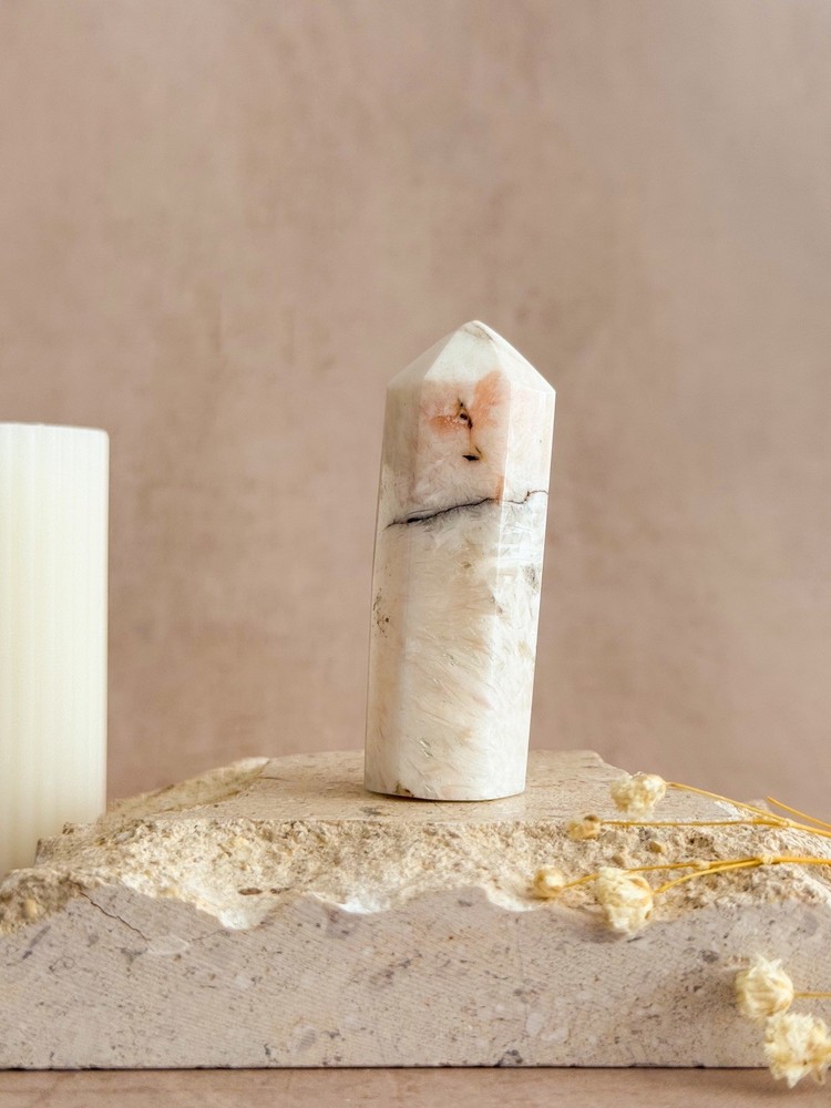 Scolecite Point From India (B)