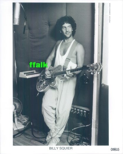 Press Photo: BILLY SQUIRE 8x10 B&W