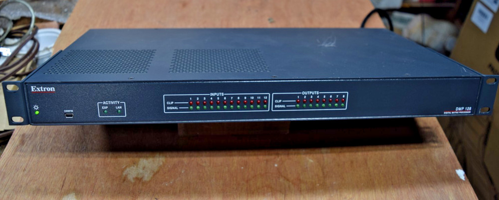 Extron  128 C Digial Matrix Processor with connectors.