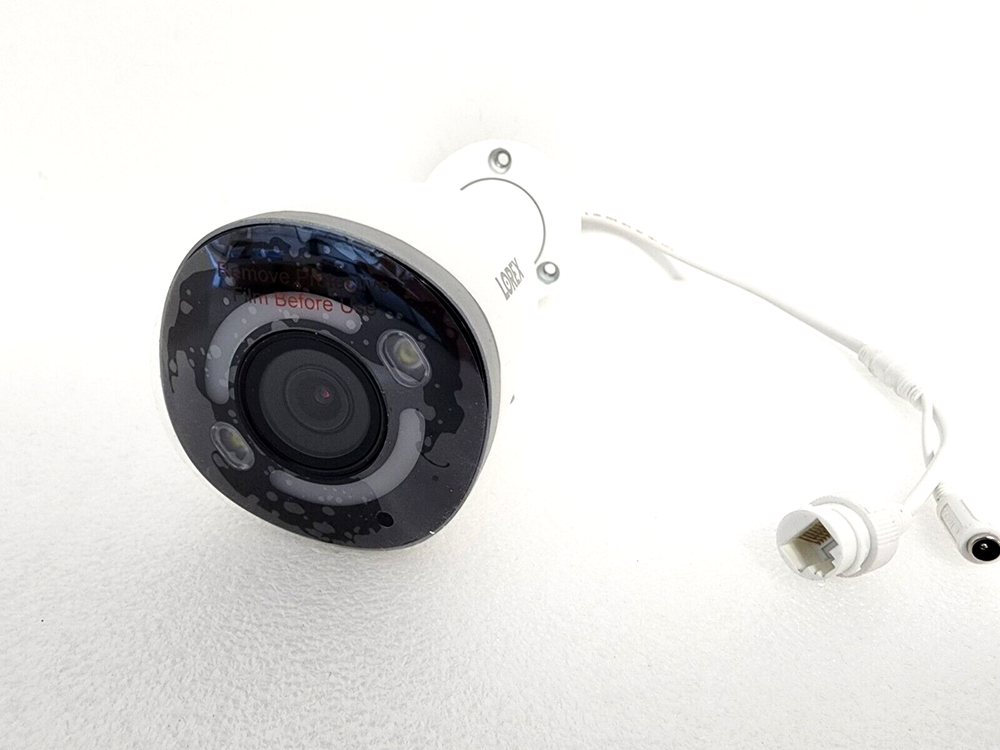 Lorex 4K Ultra HD Smart Deterrence IP Camera w/Smart Security Lighting E895AB