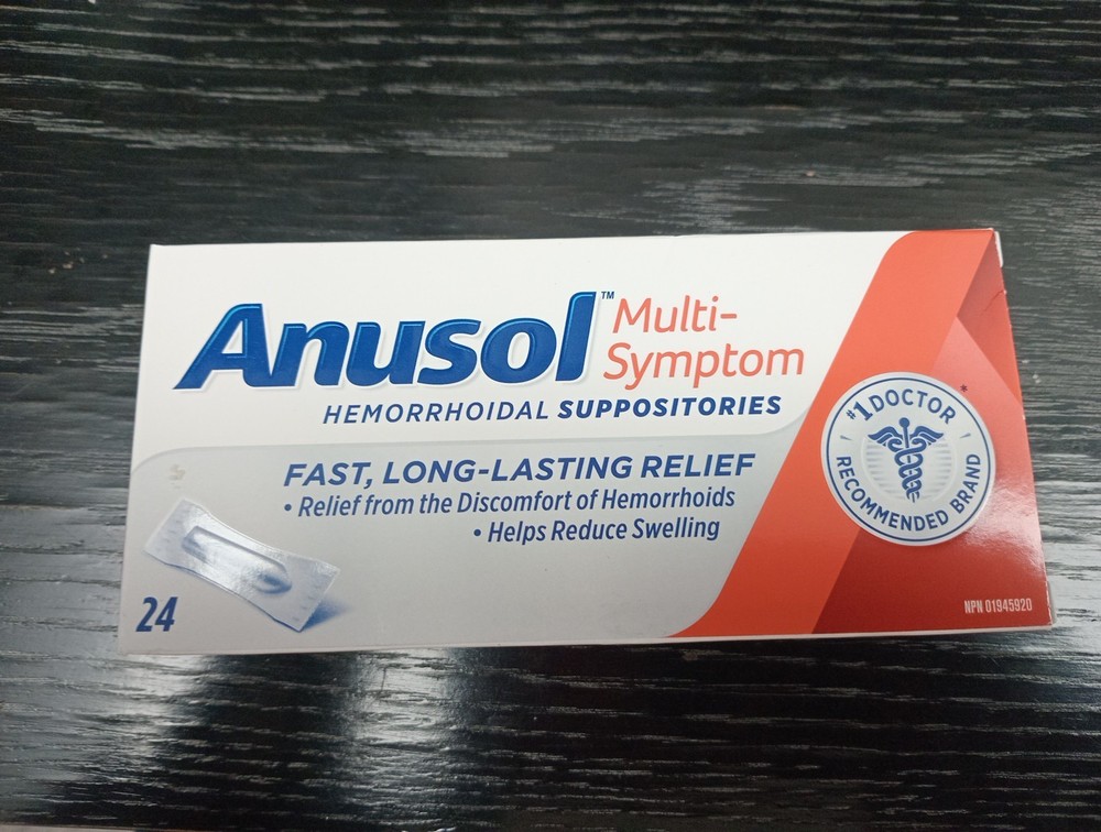 ANUSOL MULTI-SYMPTOM SUPPOSITORIES . EXP:-05/2028. "No Tarif" WE PAY