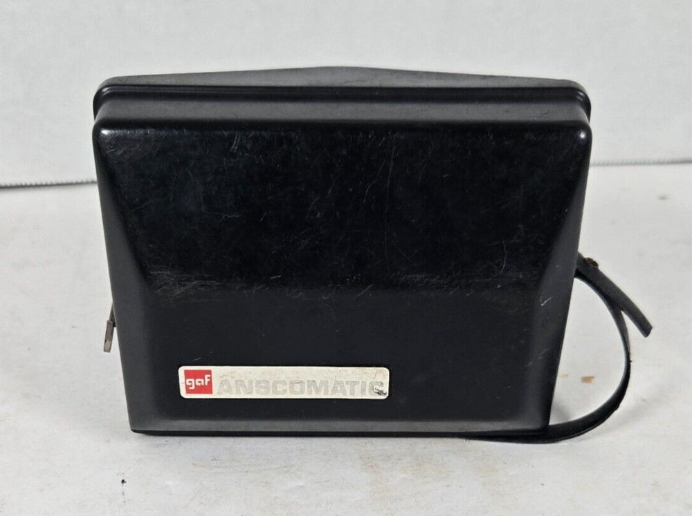 Vintage GAF Anscomatic 126 Camera and Case untested