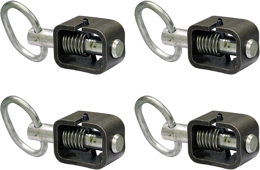 Weld-On 5/8" Spring Latch Assembly With Plain Tube, Spring Loaded Bolt, 4.68"...