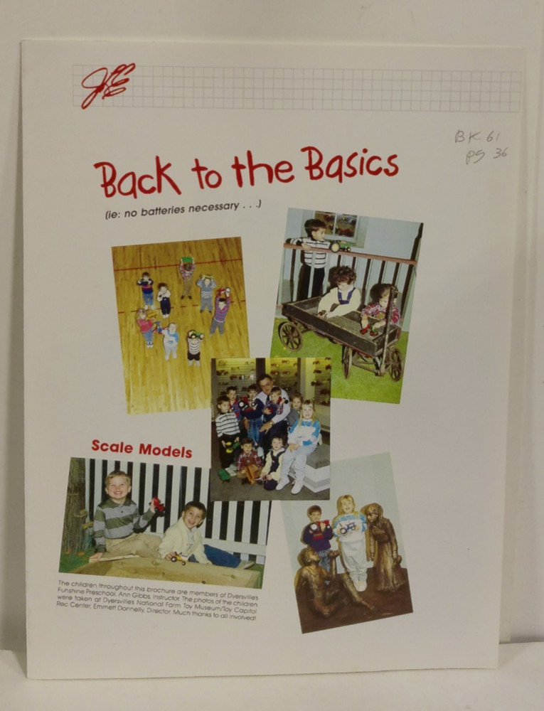 JLE Scale Models 1989 Back To The Basics Catalog