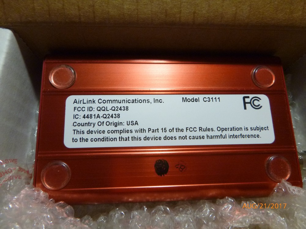 AIRLINK CDMA C3111 REDWING CELLULAR DATA MODEM