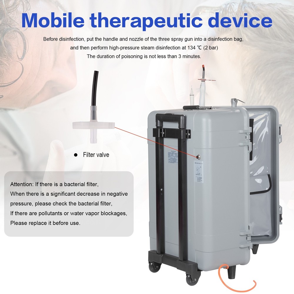 Dynamic Portable Dental Unit DU893 Mobile Therapy Machine with Air Compressor 2H