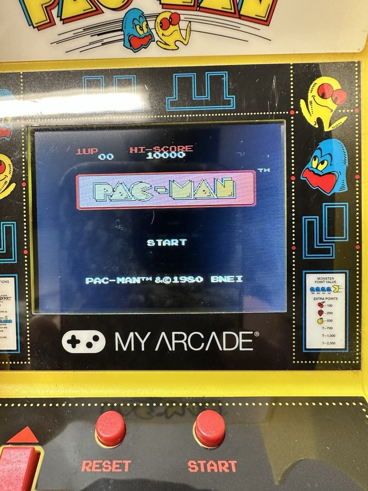 My Arcade Pac Man Micro Player Mini Arcade Game Works