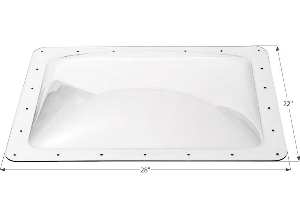 Icon 01852 SL1824C RV Skylight 24" x 18" - Clear