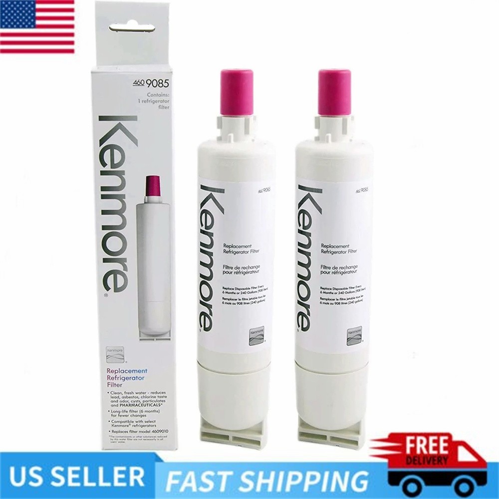 NEW 2 PCS Fit Kenmore 9085 46-9085 Replacement Refrigerator Water Filter 46-9010