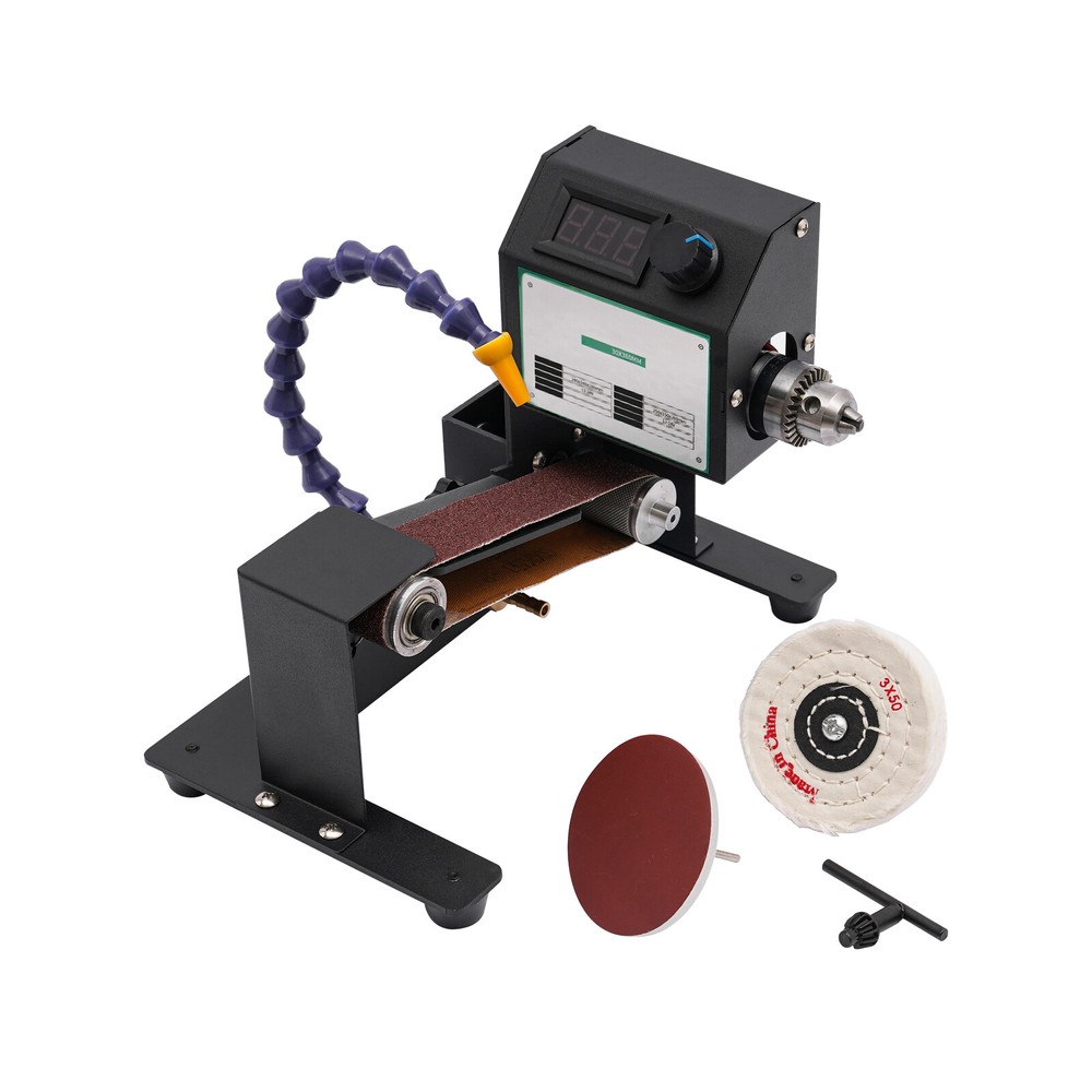 Desktop Mini Belt Sander Grinder Blade Sharpener Tool Table DIY Polishing Sander