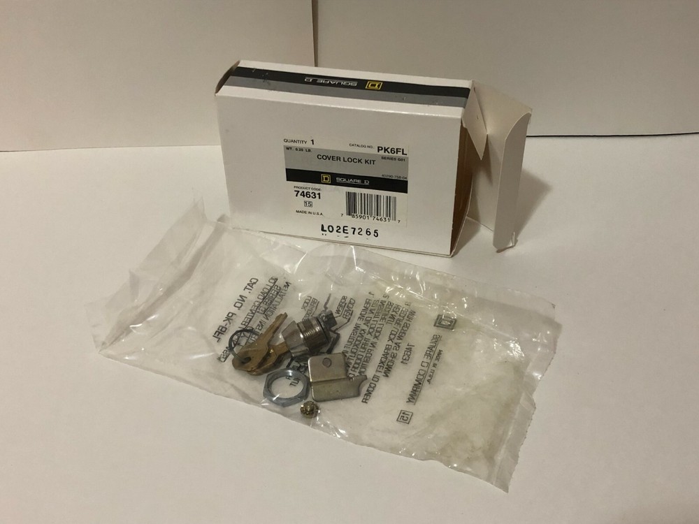 Square D Load Center Panel/Cover Lock Kit (PK6FL) NEW