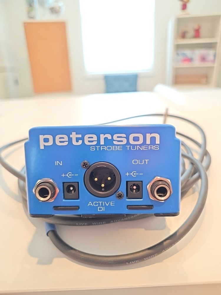 Peterson VS-S Strobostomp Active DI Tuner Guitar Pedal (Untested)