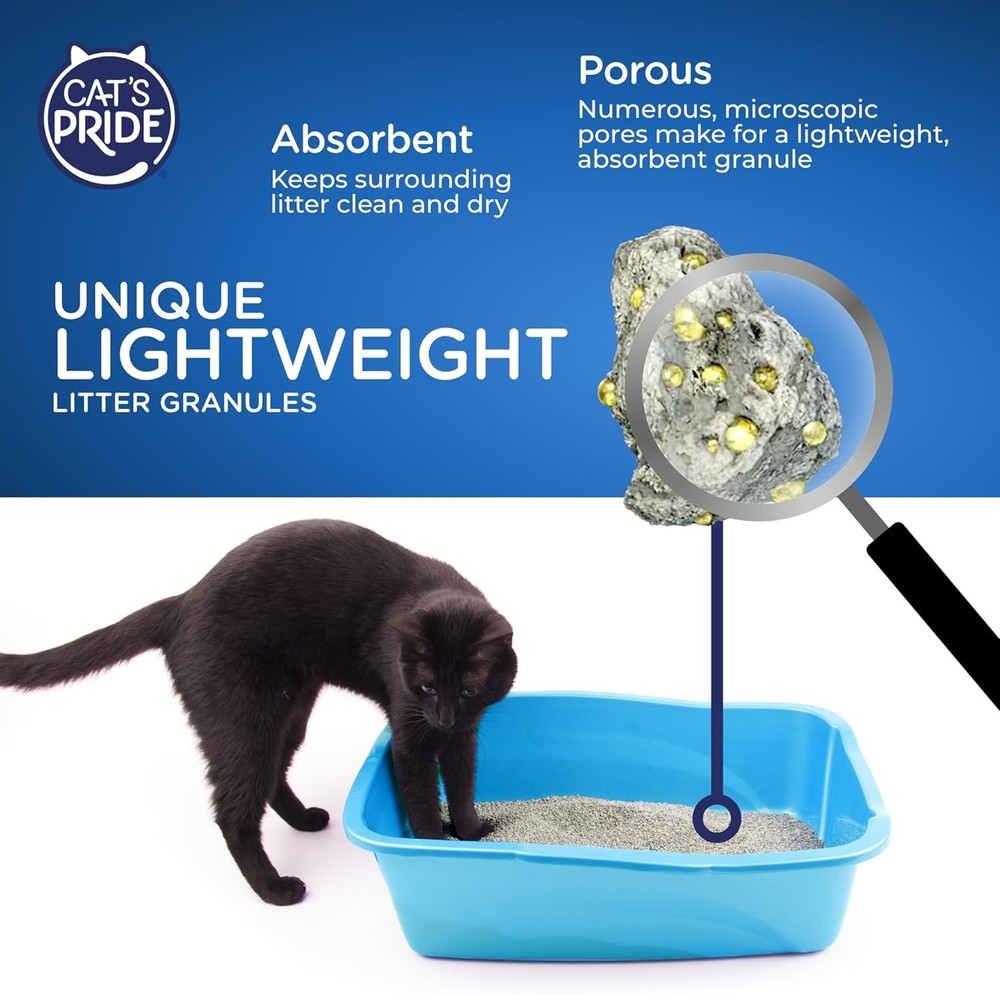 18lb Cat Litter - Lightweight, Antibacterial with Powerful Odor Control