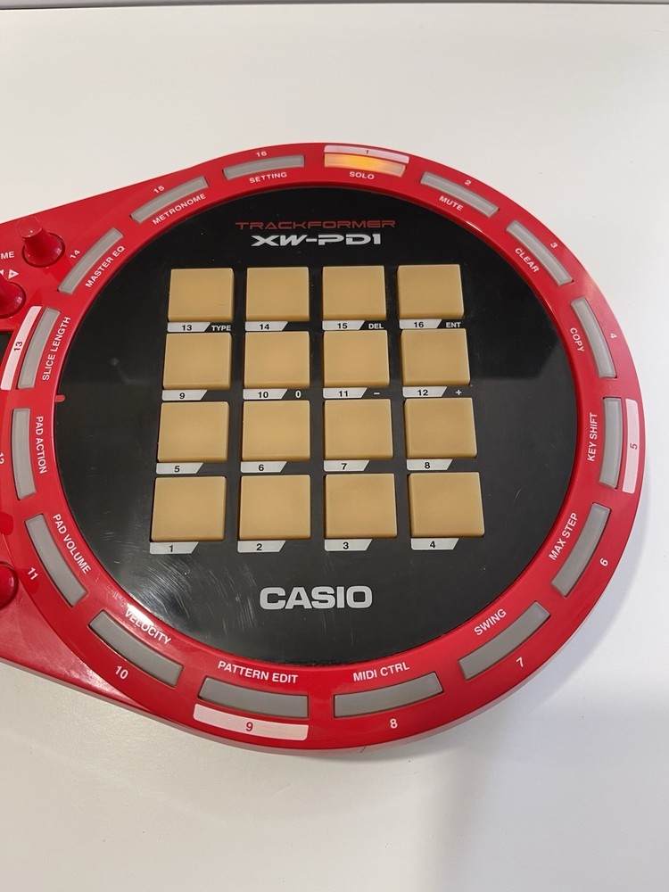 Casio XW-PD1 Sampler Sequencer DJ Controller 16 Pads