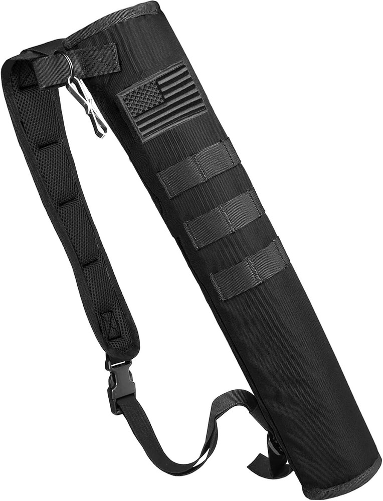 Foldable Lightweight Archery Quiver with Adjustable Strap for Back or Hip Carry