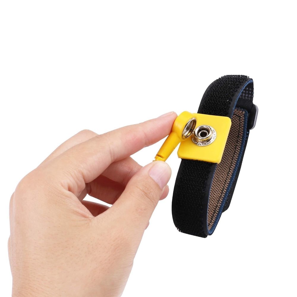 11-Inch Anti Static Wrist Strap for Electronics – Adjustable & Durable Design