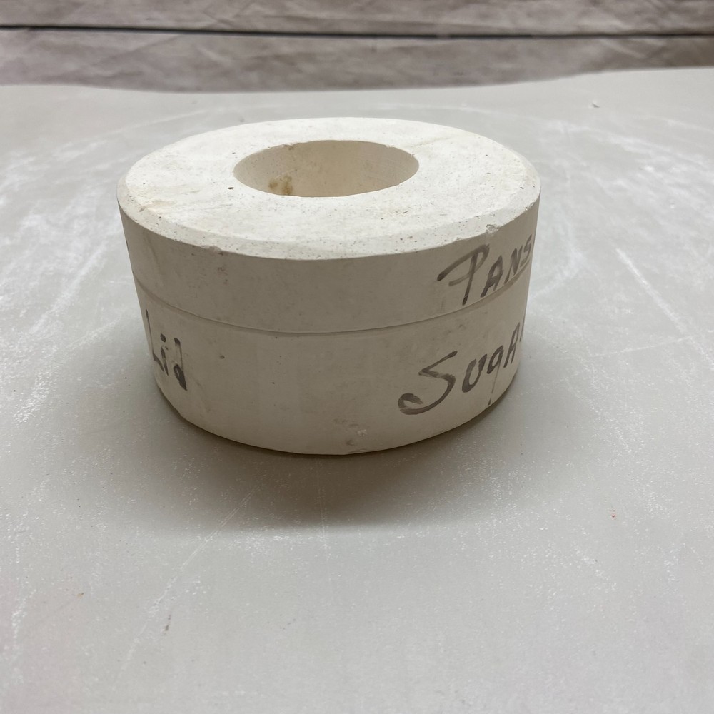 Ceramic Slip Casting Mold Pansy Sugar Bowl