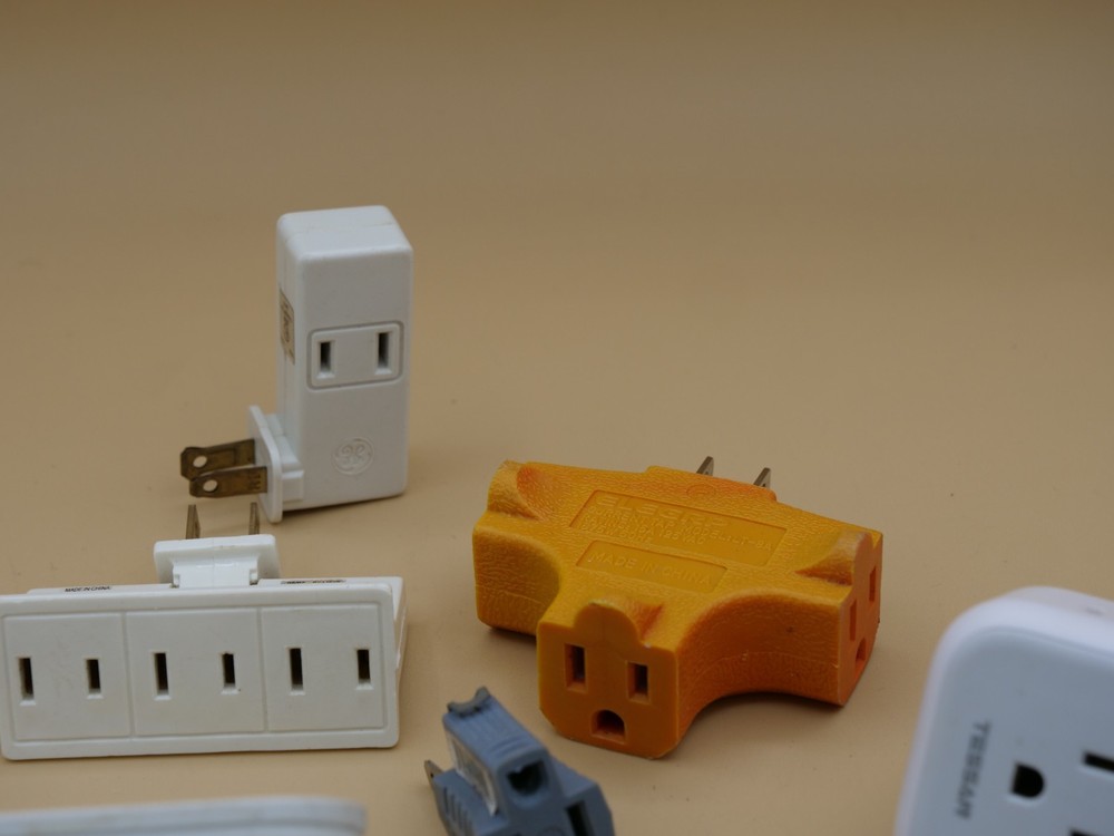 Lot Of 6 Various Multi-outlet Adapters