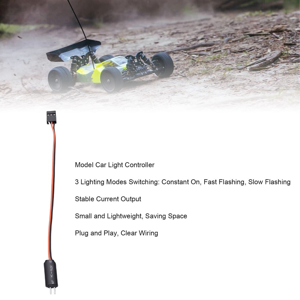 RC Car Light Controller Universal Model Vehicle On Off Control Switch 3 Lighting