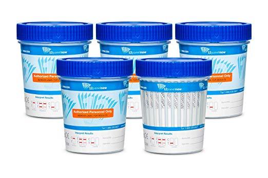 [25 Pack] 14 Panel Drug Test Cups, with Pregnancy Detection