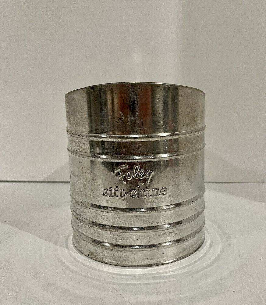 Vintage Foley sift chine Single screen flour sifter