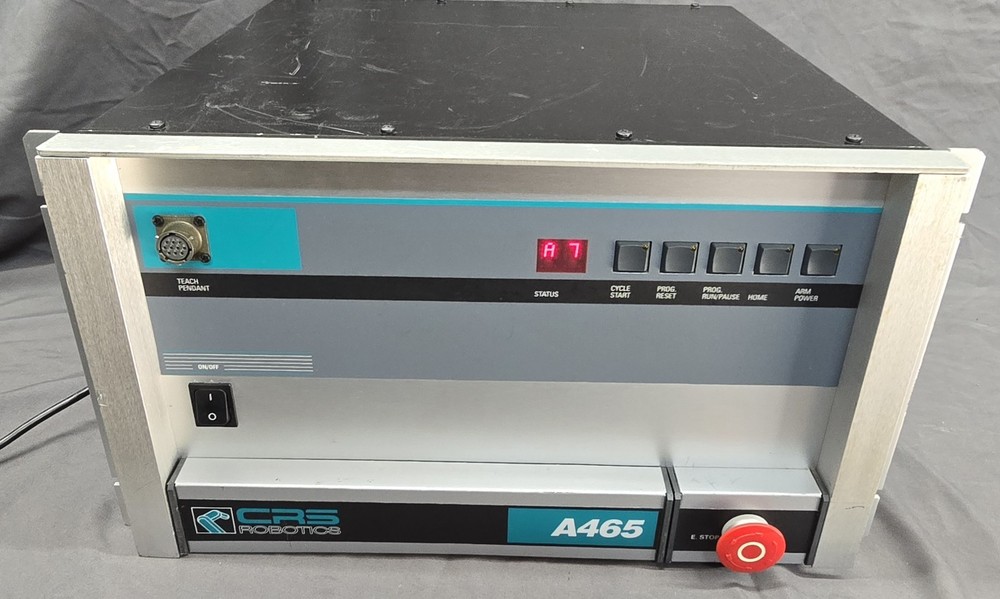CRS Robotics A465 Robot Arm, A465 Controller, Cables, *AS IS*