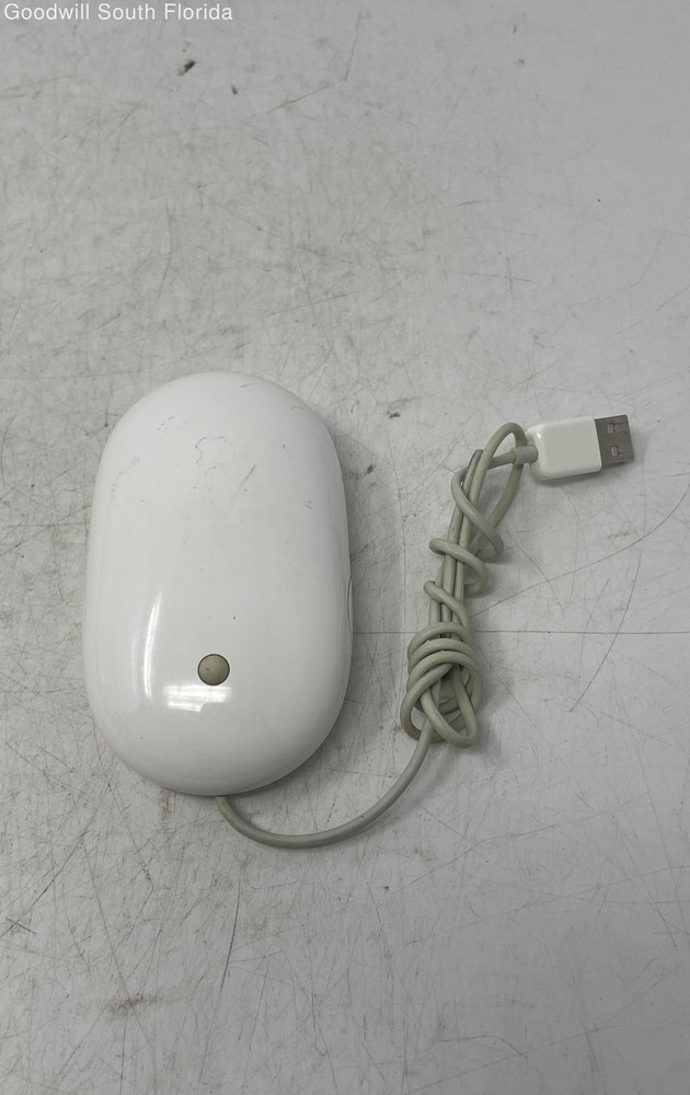 Apple A1152 Wired USB Multi-Control Programmable Buttons Optical Mighty Mouse