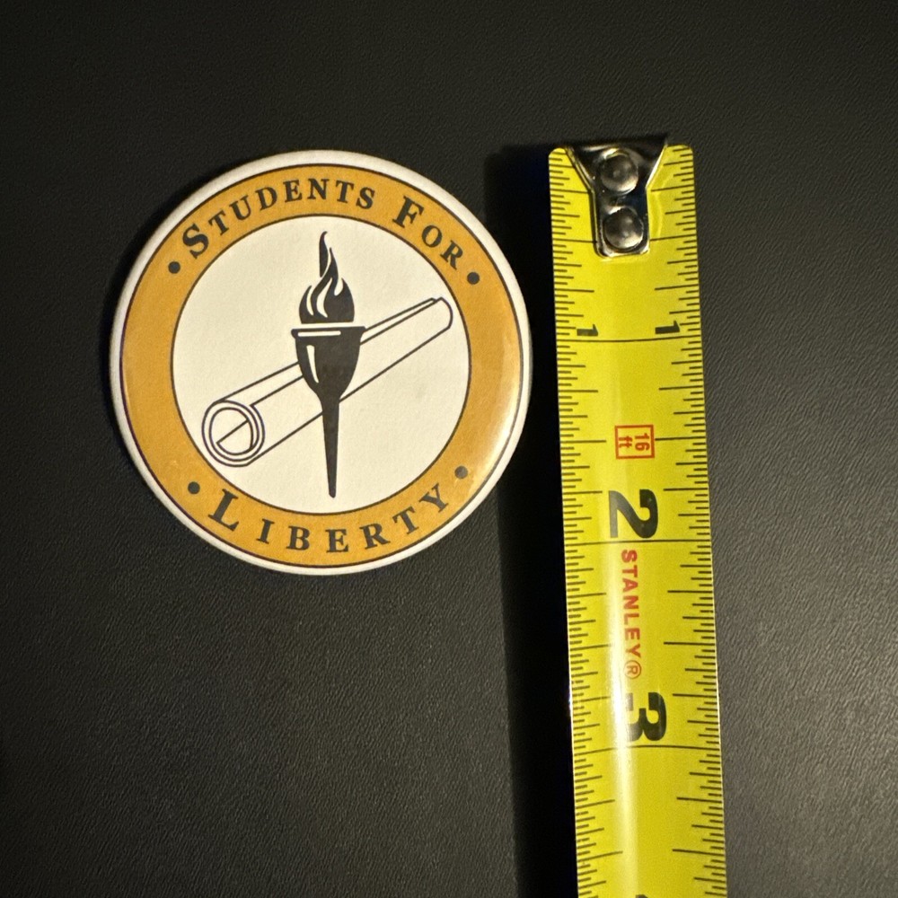 Students For Liberty Button -Libertarian Student Organization from 2012 election
