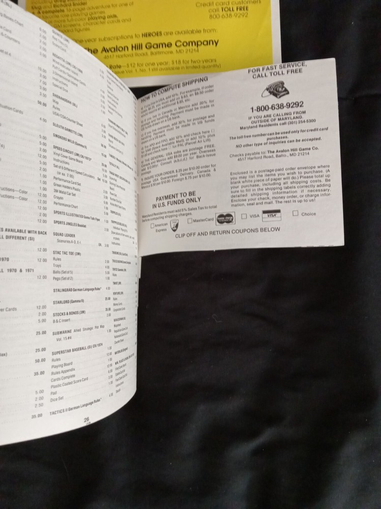 Powers & Perils Box Set (Avalon Hill) Fantasy RPG Good Condition (No Dice)