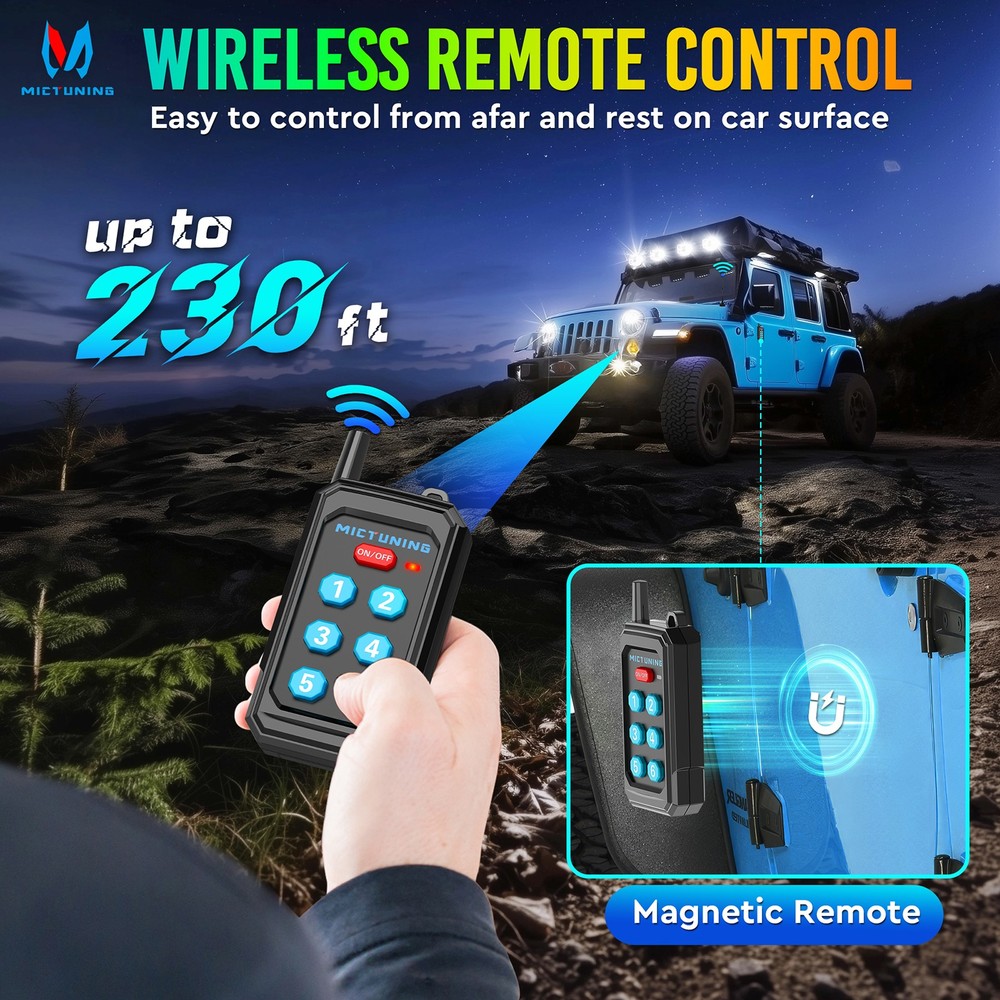 Wireless RGB 6/8/12 Gang Switch Panel 12v Bluetooth APP / Remote Circuit Control