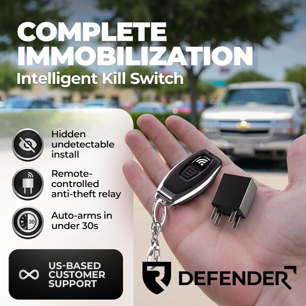 Remote Kill Switch Immobilizer for GM Trucks 1999 2018